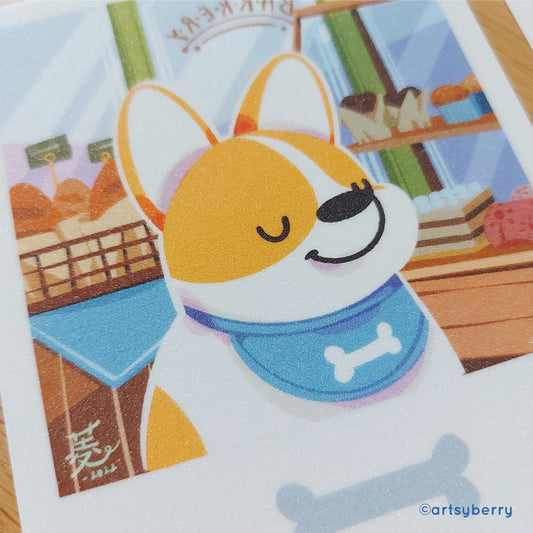 Sparkly Art Print // Mini Polaroid: Coco Chan