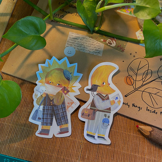 BlueBean Sun & Moon Boy Sticker Pack