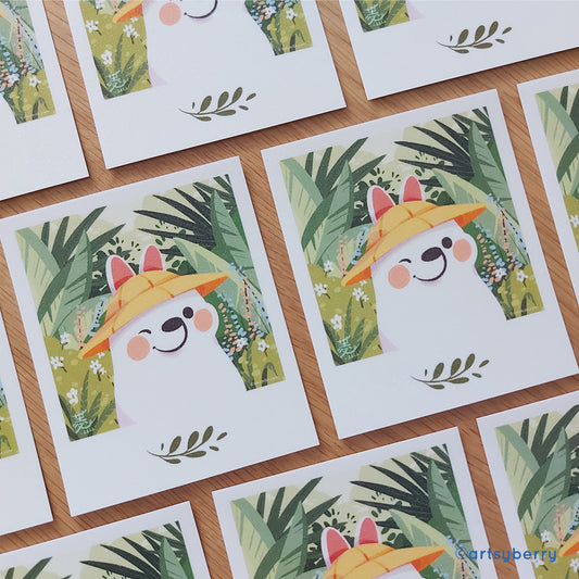 Sparkly Art Print // Mini Polaroid: Samo Chan