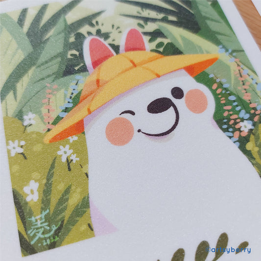 Sparkly Art Print // Mini Polaroid: Samo Chan