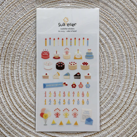 Suatelier stickers | no.1113 cake is here!