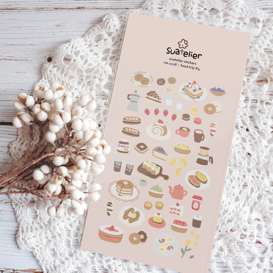 Suatelier stickers | no.1116 food trip #4