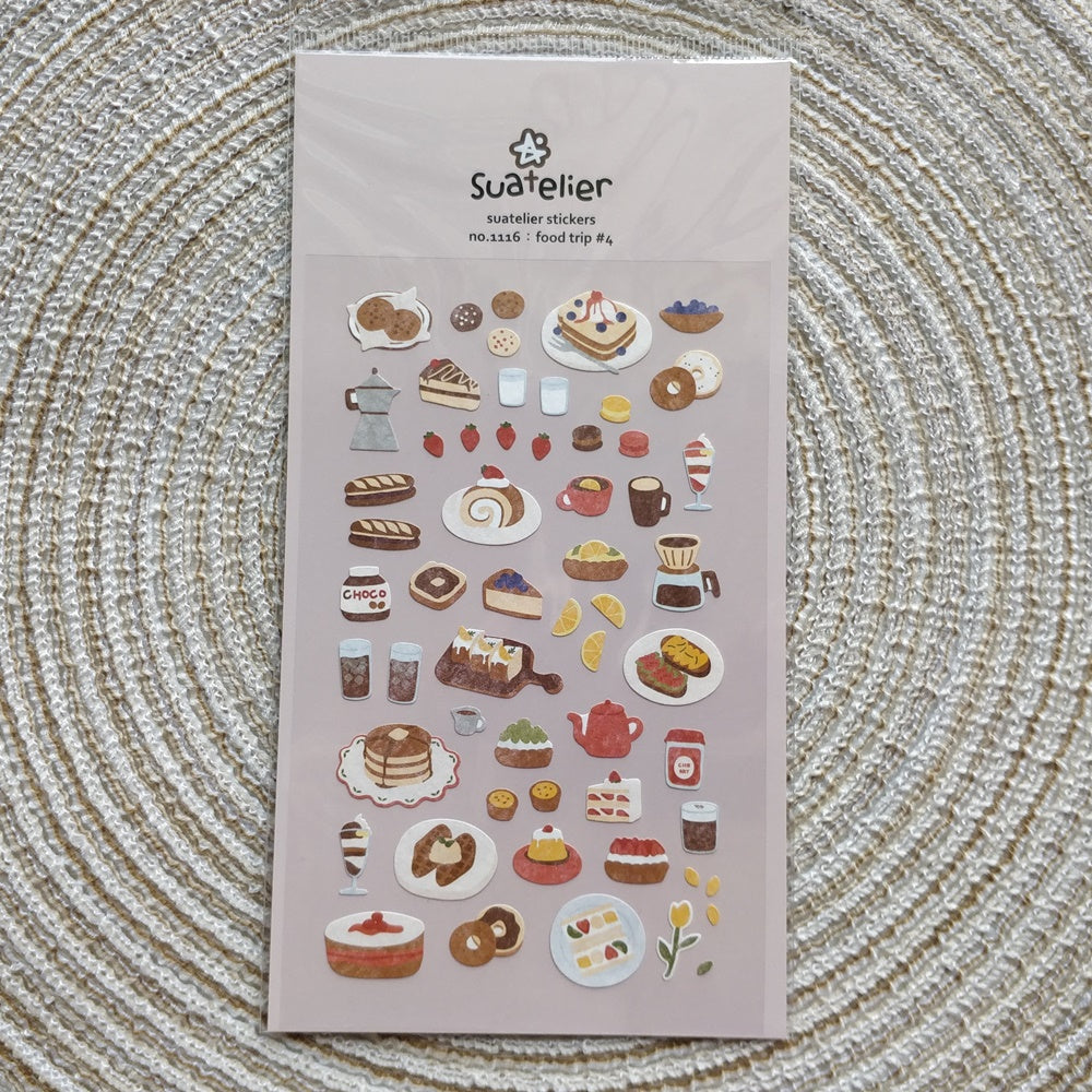 Suatelier stickers | no.1116 food trip #4