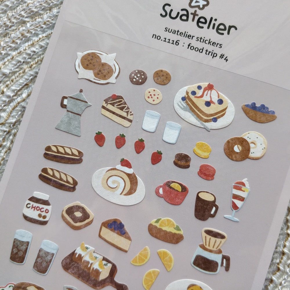 Suatelier stickers | no.1116 food trip #4
