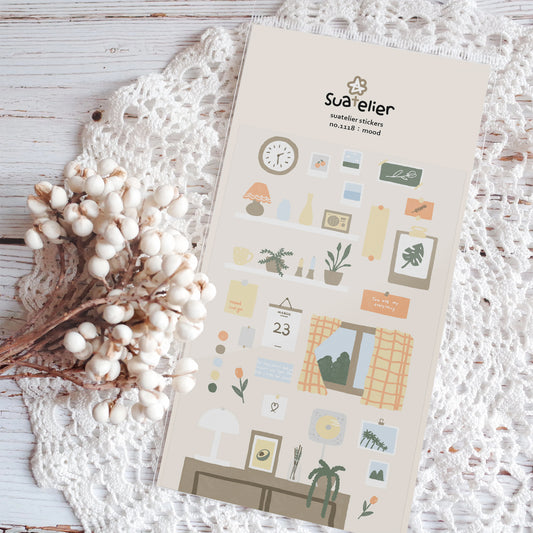 Suatelier stickers | no.1118 mood
