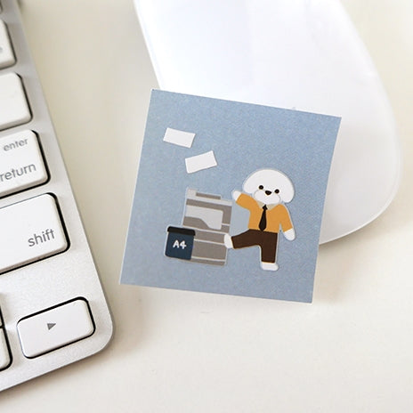 Suatelier stickers | no.1125 work and work