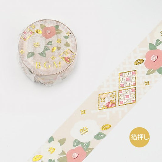 BGM Washi Tape | Japanese Goldfish Camellia