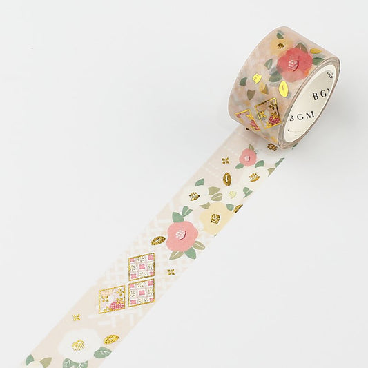 BGM Washi Tape | Japanese Goldfish Camellia