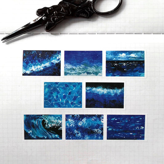 Deep Ultramarine 3 cm Watercolor Washi Tape