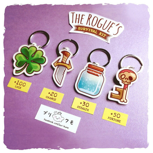 RPG Survival Kit Acrylic Keychain - The Rogue