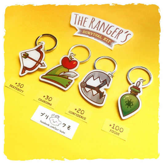 RPG Survival Kit Acrylic Keychain - The Ranger