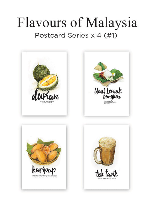 Flavours of Malaysia Postcard Series Set #1