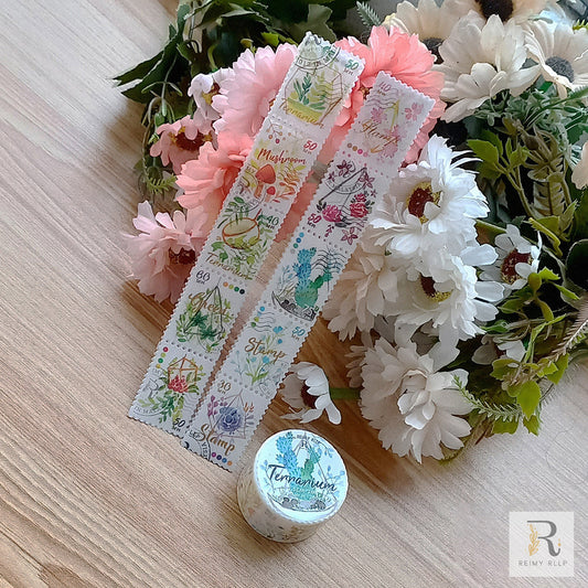 Stamp Washi - Terrarium