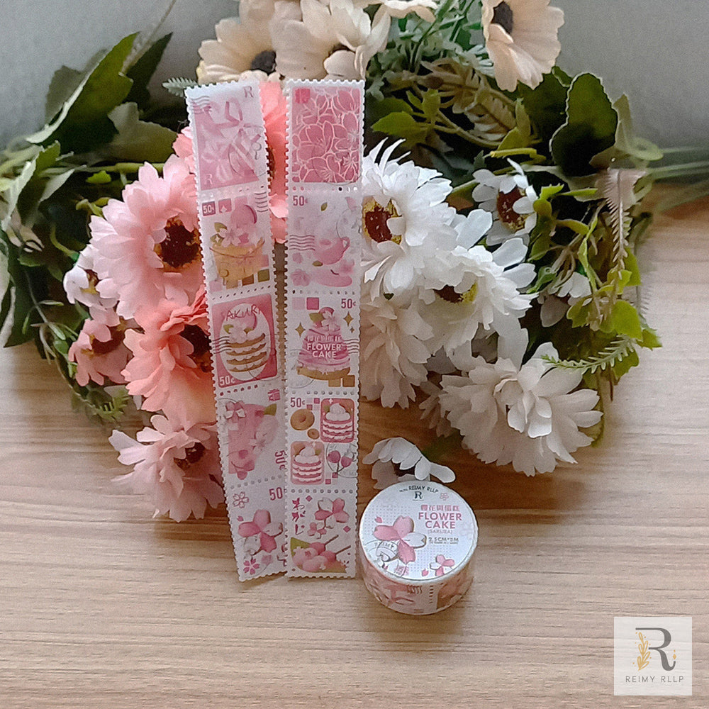 Stamp Washi - Sakura Cakes