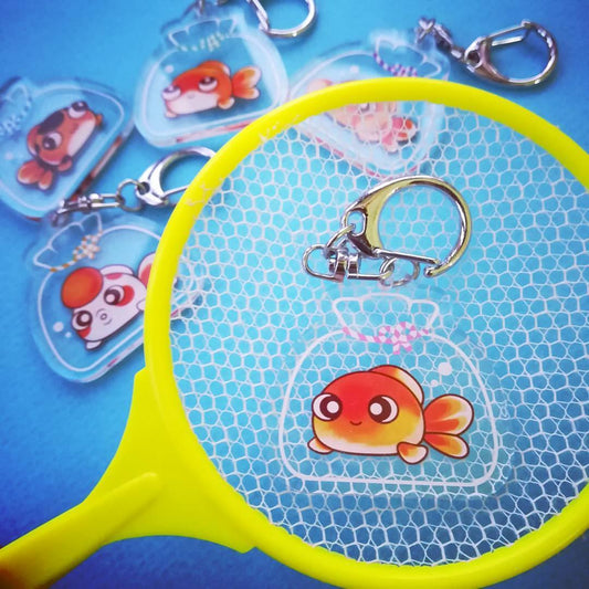 Goldfish Acrylic Keychain