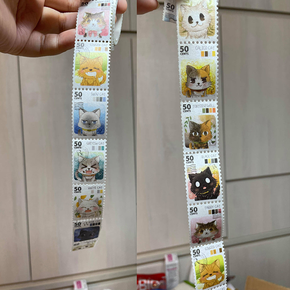 25mm * 3m Stamp Washi - Cats