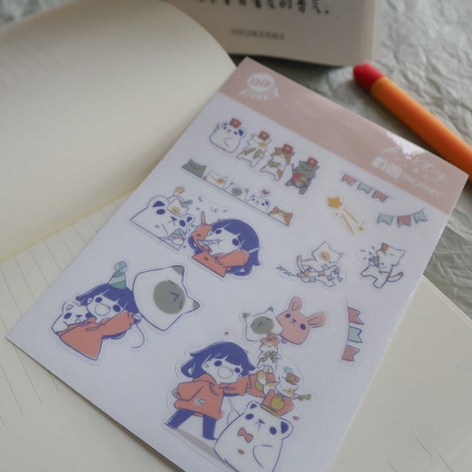 [INK.DIARY] STICKER SHEET-party time