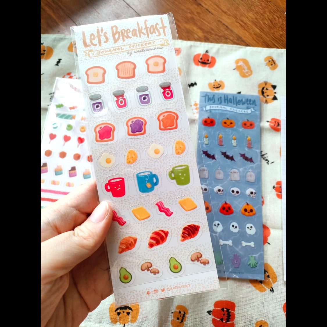 Weiliwonka Transparent Journal Sticker - Let's Breakfast