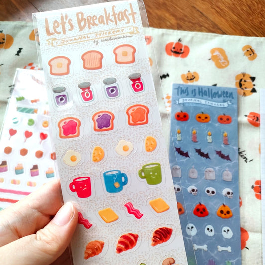 Weiliwonka Transparent Journal Sticker - Let's Breakfast