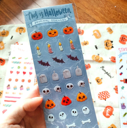 Weiliwonka Transparent Journal Sticker - Halloween