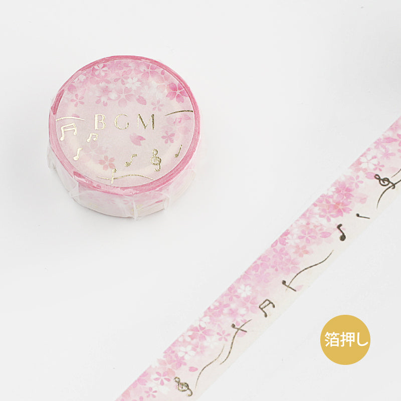 BGM Washi Tape | Sakura love song