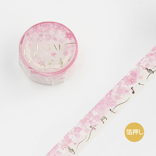 BGM Washi Tape | Sakura love song