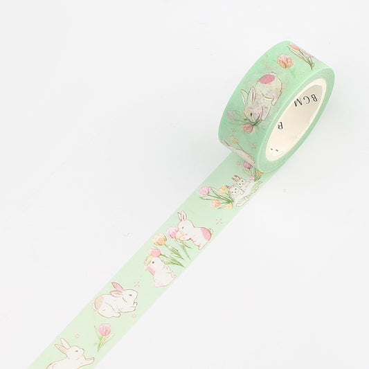 BGM Washi Tape | Garden / Rabbit
