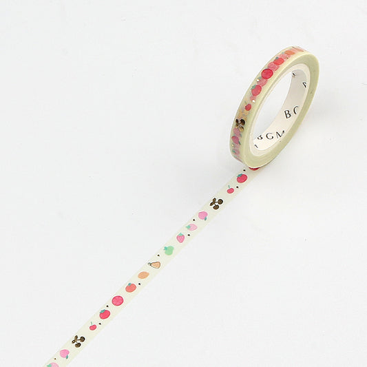 BGM Washi Tape | Glitter fruit