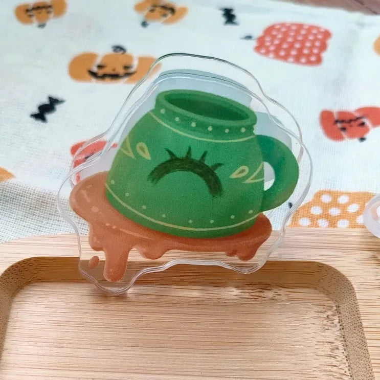 Weiliwonka Acrylic Clips - Spilled Tea