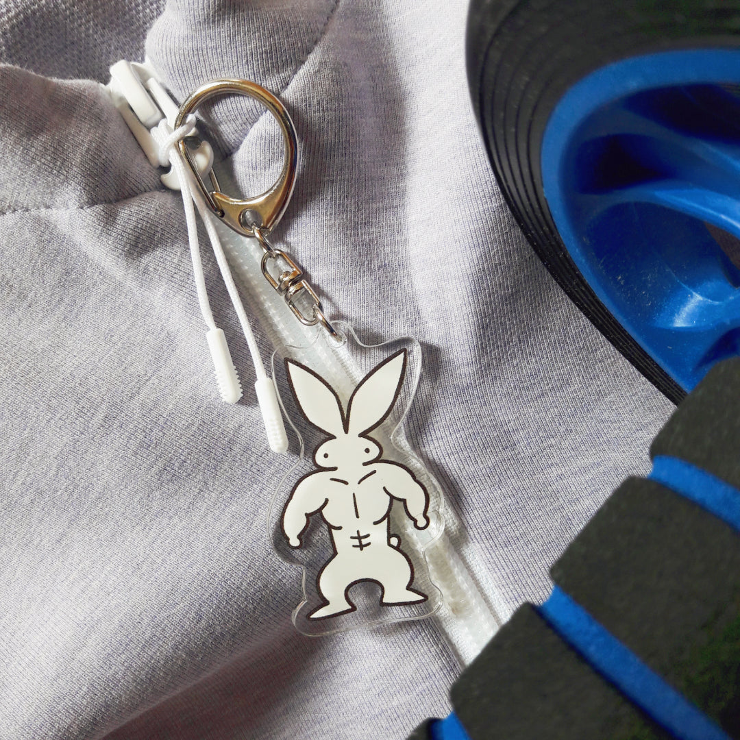 Strong Bun Acrylic Keychain