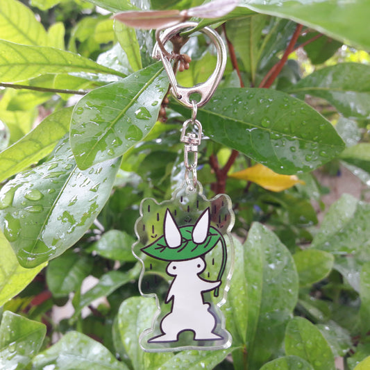 Umbrella Bun Acrylic Keychain