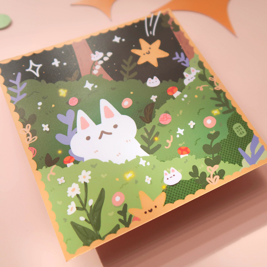 Forest Bunny Mini Art Print