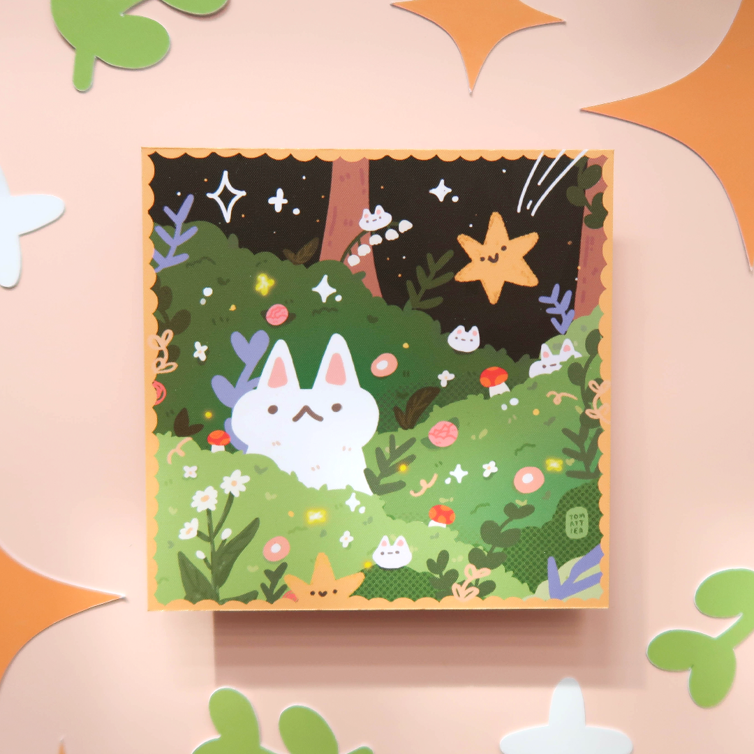 Forest Bunny Mini Art Print
