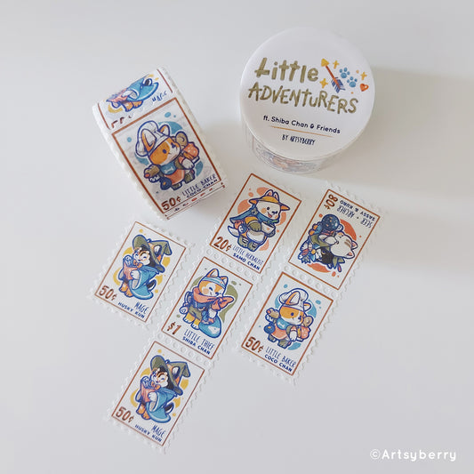 Stamp Washi Tape // Little Adventurers