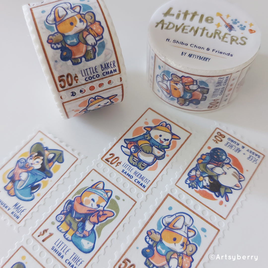 Stamp Washi Tape // Little Adventurers