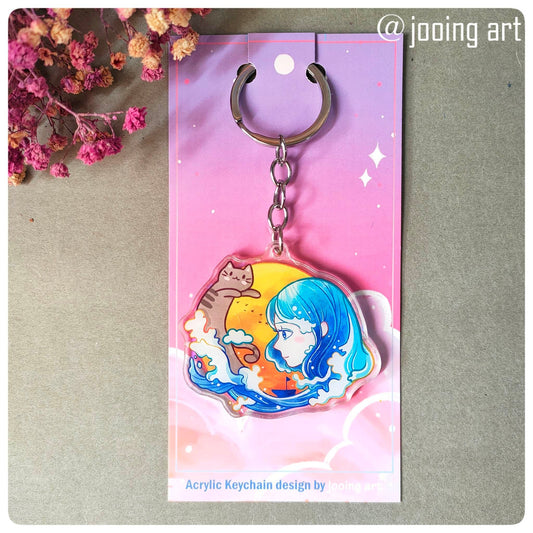 Acrylic Keychain - Sun Girl