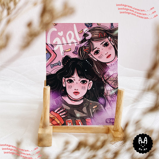 Cosmic Girls A6 prints