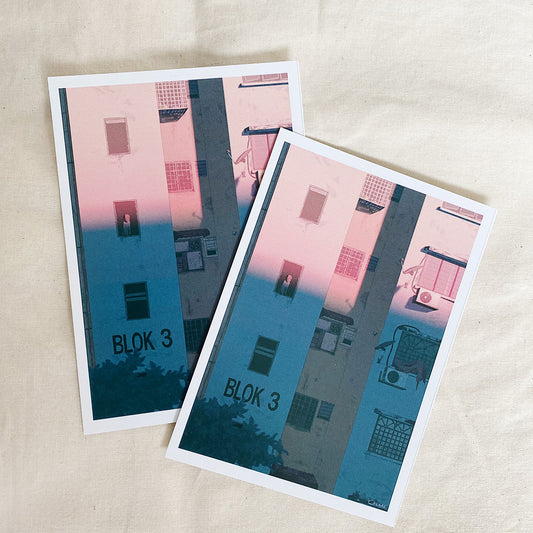 Blok 3 Postcard