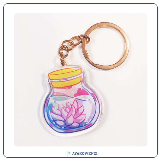 Magic Bottle Acrylic Keychain