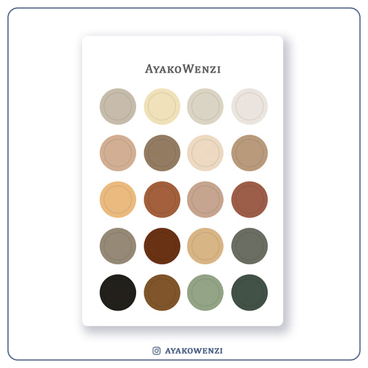 Autumn Planner Sticker Sheet