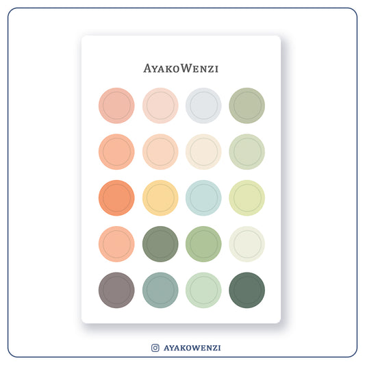 Summer Planner Sticker Sheet