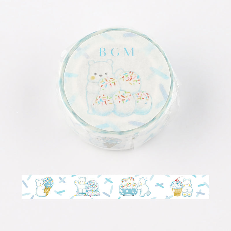 BGM Washi Tape | Polar bear ice