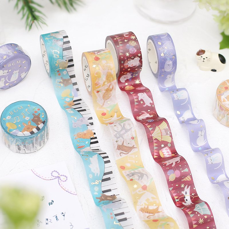 BGM Washi Tape | Cat Song