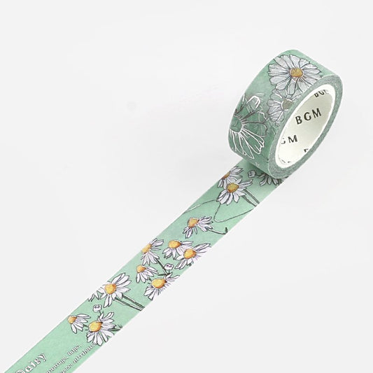 BGM Washi Tape | Blossom Sky Green