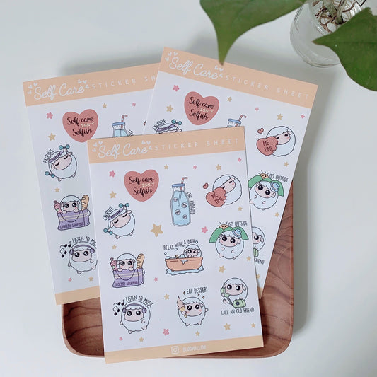 Bloomallow | Self care sticker