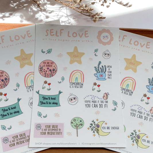 Bloomallow | Self Love sticker