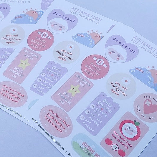 Bloomallow | Affirmation self love sticker