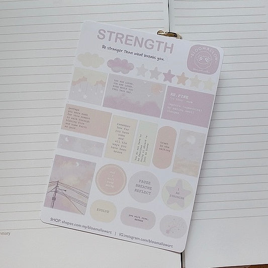 Bloomallow | Strength sticker