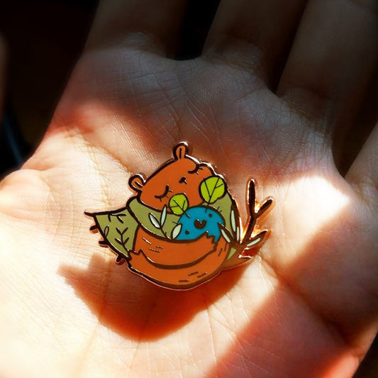 BlueBean Love is in the Bear Enamel Pin