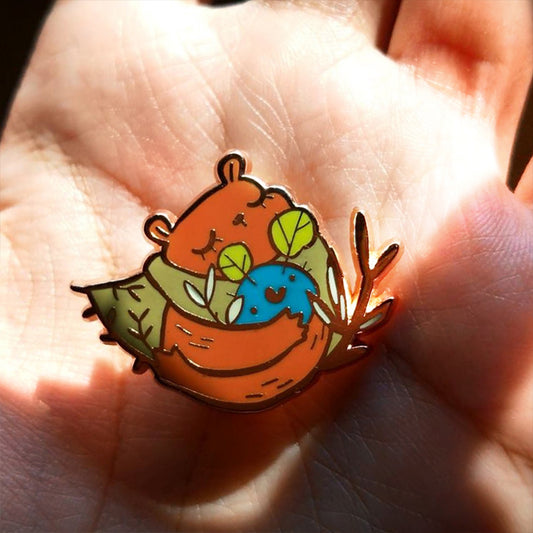 BlueBean Love is in the Bear Enamel Pin